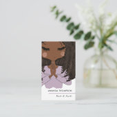 Christelijk-Afrikaans-Amerikaanse Haar en Nails Be Visitekaartje (Staand voorkant)