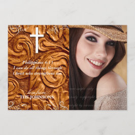 Christelijk Afstudeerder Afstuderen Foto kan alles Aankondiging