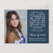 Christelijk Afstuderen Bijbel Verse Isaiah Foto: Briefkaart (Voorkant)