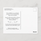 Christelijk Afstuderen Bijbel Verse Typografie | B Briefkaart (Achterkant)