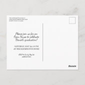 Christelijk Afstuderen Bijbel Verse Typografie | R Briefkaart (Achterkant)