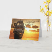 Christelijk Afstuderen en Ordinatie Kaart (Gele Bloem)