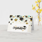 Christelijk Afstuderen Kaart voor zus (Gele Bloem)