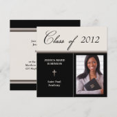 Christelijk Afstuderen van de Parochiale School Kaart (Voorkant / Achterkant)