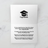 Christelijk afstuderen voor zus kaart (Binnen)