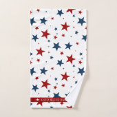 Christelijk Amerika Patriottisch Rood Wit Blauw St Bad Handdoek (Handdoek)
