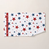 Christelijk Amerika Patriottisch Rood Wit Blauw St Bad Handdoek (Handdoek)
