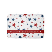 Christelijk Amerika Patriottisch Rood Wit Blauw St Badmat (Voorkant)