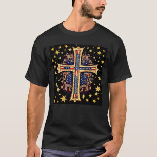 Christelijk Amerikaans Kruis T-shirt