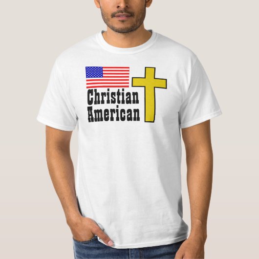 Christelijk-Amerikaans T-shirt (Voorkant)