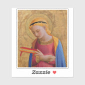 Christelijk Angel Holding Boek Goudgeel Sticker (Vel)