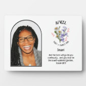 Christelijk APRIL Geboortemaand Bloemnaam FOTO Fotoplaat (voorkant)