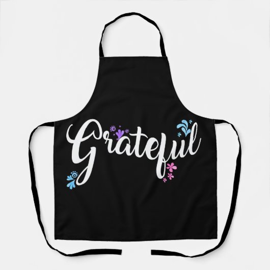 Christelijk Apron - Grateful Schort (Voorkant)