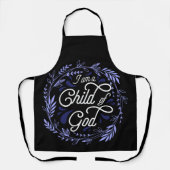 Christelijk Apron - Ik ben een kind van God Schort (Voorkant)