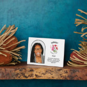 Christelijk AUGUSTUS Geboortemaand Bloemnaam FOTO Fotoplaat (Zijkant)