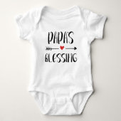 Christelijk baby romper - Papa's Blessing. (Voorkant)