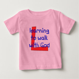Christelijk baby t-shirt - Leren om te lopen