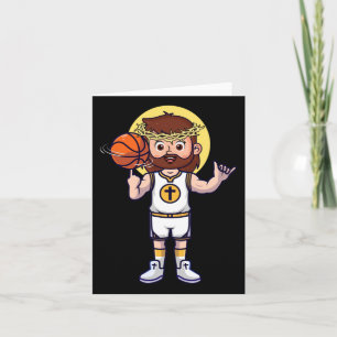 Christelijk Basketbal Jesus Christ Basketbal Relig Kaart