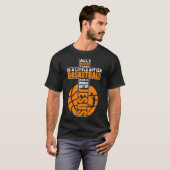 Christelijk basketbalkruis t-shirt (Voorkant volledig)