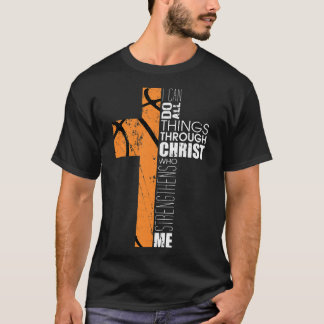 Christelijk Basketball Gifts Teen Boys Mannen Reli T-shirt