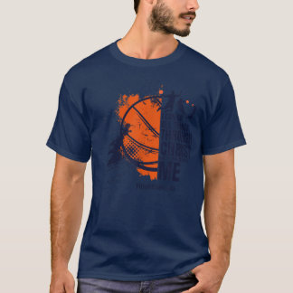 Christelijk Basketball Mannen Jongens Kinder Relig T-shirt