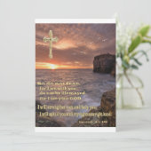 Christelijk Bedankkaart (Staand voorkant)