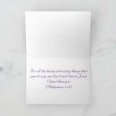 Christelijk bedankt kaart (Binnen)