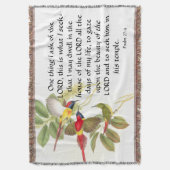 Christelijk Believer Bijbelse Inspirerend Jezus Deken (Voorkant Verticaal)