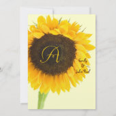 Christelijk ben ik mijn Beloved Sunflower Weddenit Kaart (Achterkant)