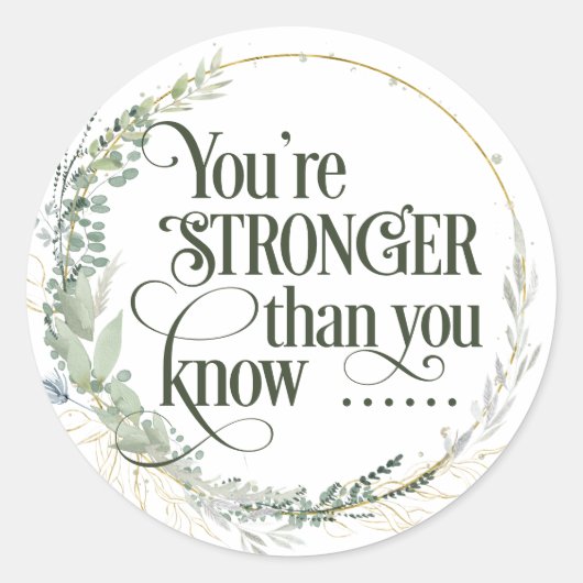 Christelijk/Bible Classic Ronde Sticker (Voorkant)