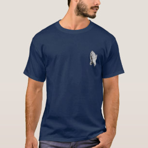 Christelijk, biddende handen t-shirt