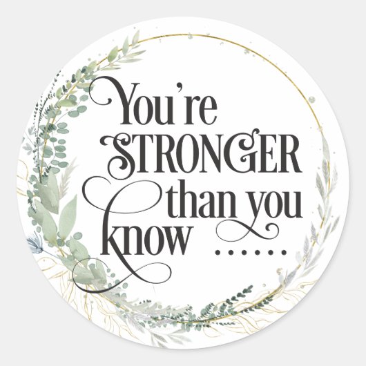 Christelijk/Bijbel Ronde Sticker (Voorkant)