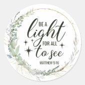 Christelijk/Bijbel Sierkussen Ronde Sticker (Voorkant)