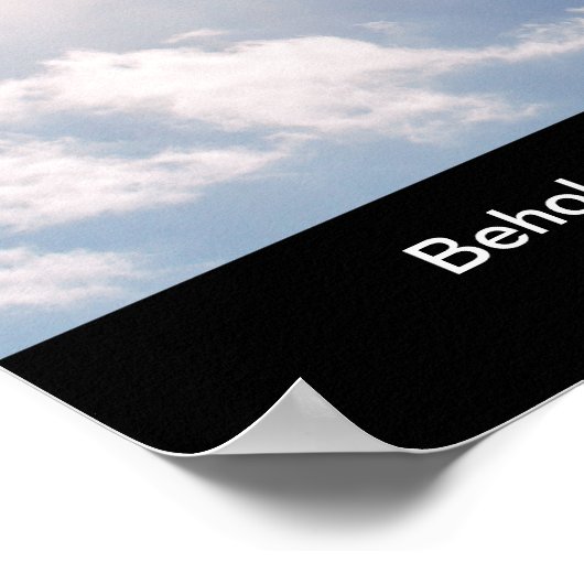 Christelijk bijbelig poster. Matthew 6:26 Poster (Hoek)