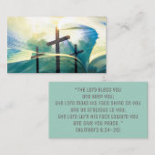 Christelijk Bijbelkruis Inspirerend Religieus Visitekaartje (Voorkant / Achterkant)