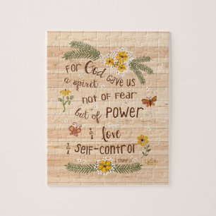 Christelijk Bijbelsgeloof over angst Legpuzzel