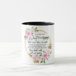 Christelijk bijbelspreekwoord mok