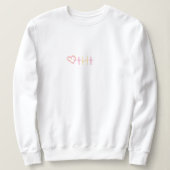 Christelijk Bijbelvers 1 Johannes 4:19 Trui (Design voorkant)