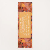 Christelijk Bijbelvers Abstract terracotta patroon Yogamat (Voorkant)