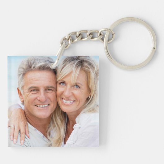 Christelijk Bijbelvers  Bloemenmarmer Foto Sleutelhanger (Achterkant)