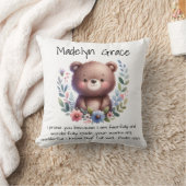 Christelijk Bijbelvers Custom Baby Nursery Kussen (Deken)