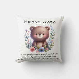 Christelijk Bijbelvers Custom Baby Nursery Kussen