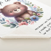 Christelijk Bijbelvers Custom Baby Nursery Sherpa Deken (3/4)