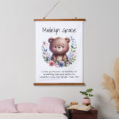 Christelijk Bijbelvers Custom Baby Nursery Wall Hangend Wandkleed (Slaapkamer)