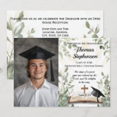 Christelijk Bijbelvers Foto Afstuderen Kaart (Voorkant / Achterkant)