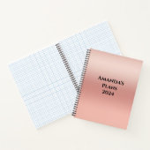 Christelijk Bijbelvers Gepersonaliseerde Naam Jaar Notitieboek (Binnen)