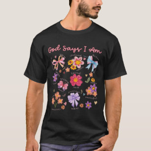 Christelijk Bijbelvers God Zegt Ik Ben Vrouwen Bij T-shirt