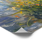 Christelijk Bijbelvers Jesaja 43:2 River Poster (Hoek)