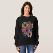 Christelijk Bijbelvers Jesus Boho Flowers M Trui (Voorkant volledig)