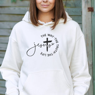 Christelijk Bijbelvers Kruis van de Schrift Hoodie
